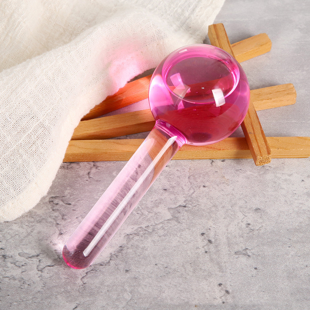 Magic Ice Globes Facial Roller Brown and White Facial Globes Packing 2 Pairs Each Gift Box