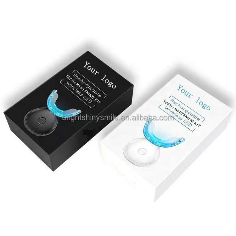 Rechargeable Tooth Whitening Kit with Blue Led Light Teeth Whitening Private Label