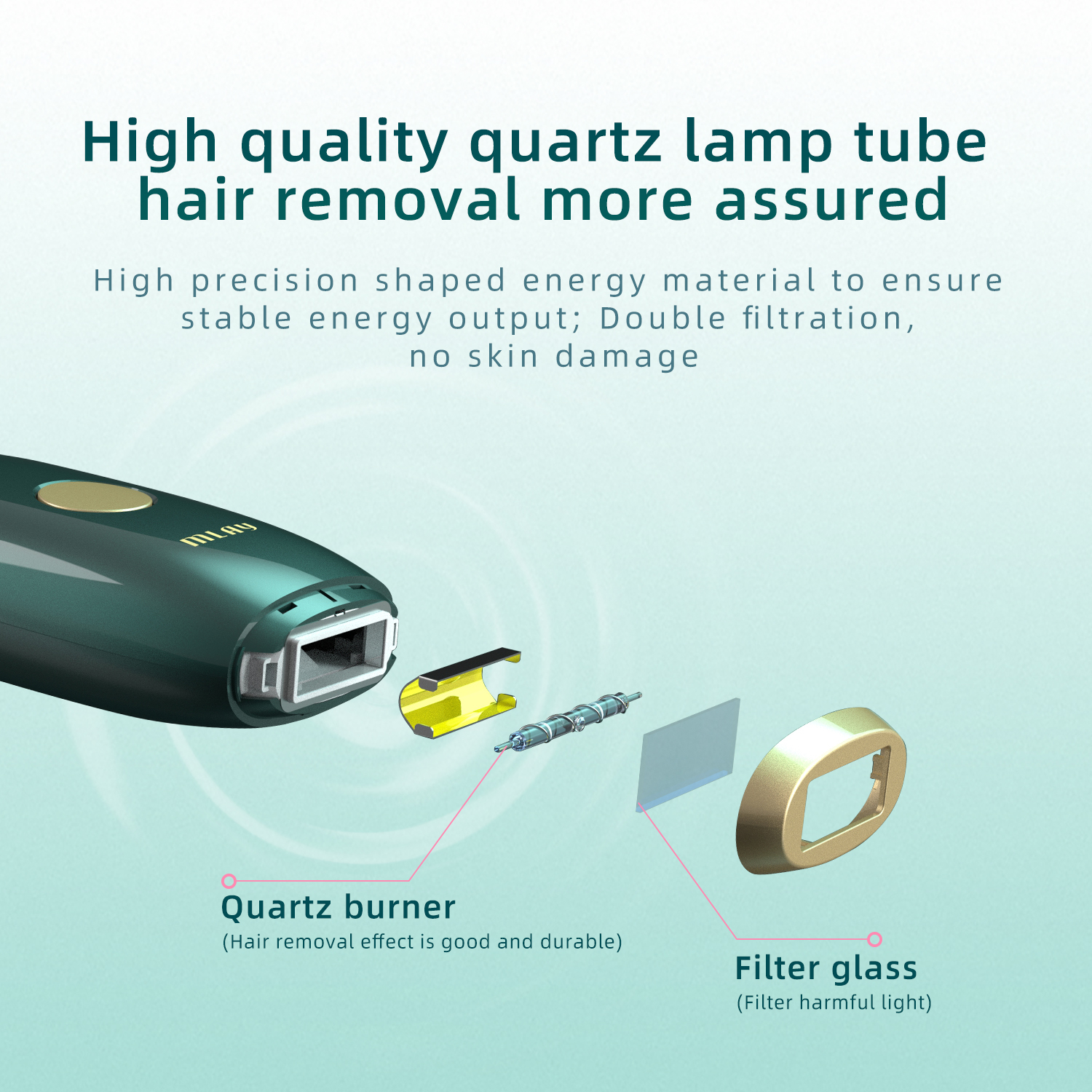 Portable Mini IPL Hair Removal Device for Home Use Mlay Mini Skin Laser Hair Epilator