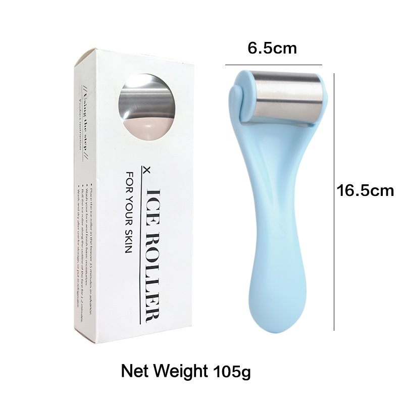 Ice Roller Cooling Brightening Puffiness for Skin Care Face Blue White pink ICE ROLLER RELIEF FACE EYE PUFFINESS DARK CIRCLES