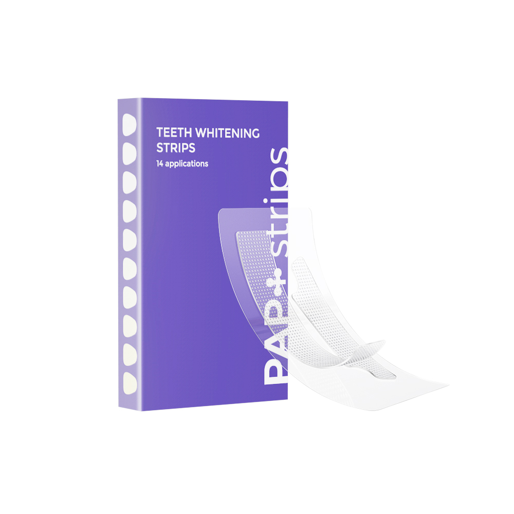 Carepik Wholesale Purple Teeth Whitening Strips PAP Enamel Safe Colour Corrector