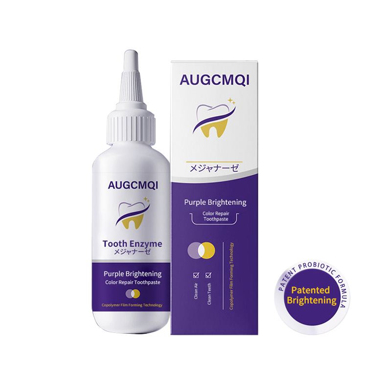 Color Correcting Bead Optical Whitening Toothpaste Purple Correction Factor, Instant Brightening for Date Emergencies
