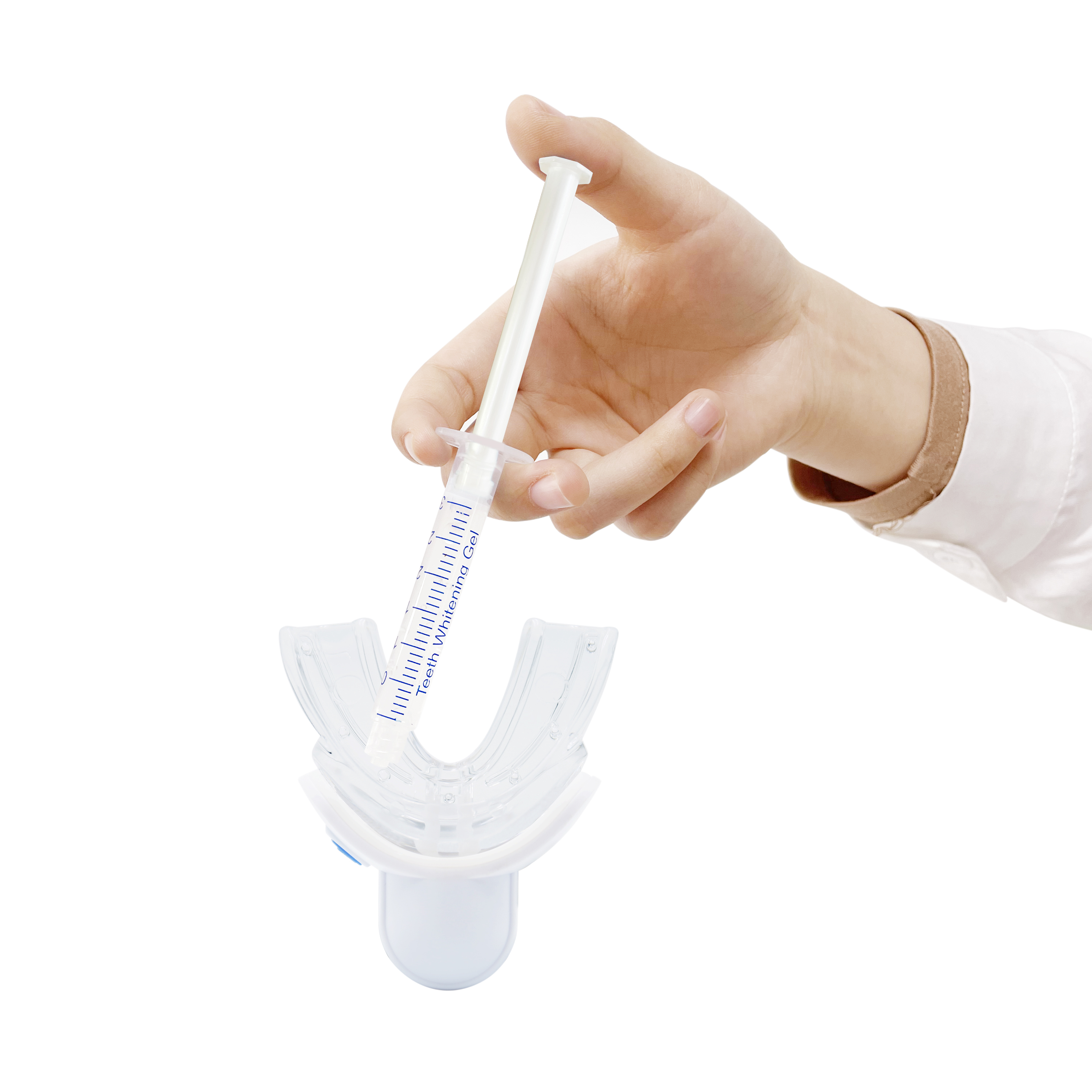 Custom Logo LED Blue Light Teeth Whitening Kit with 6% Peroxide Formula