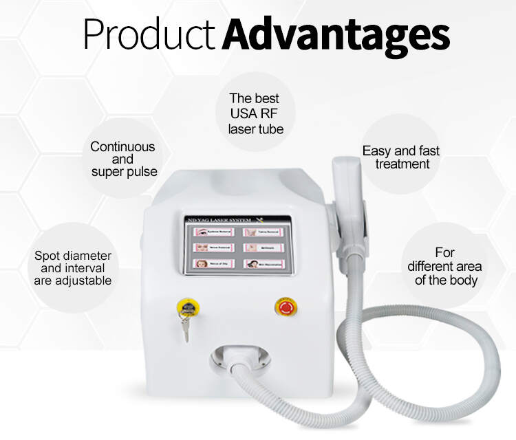Portable Nd Yag Laser Tattoo Removal Machine Good Sale Q-Switched Diode Laser