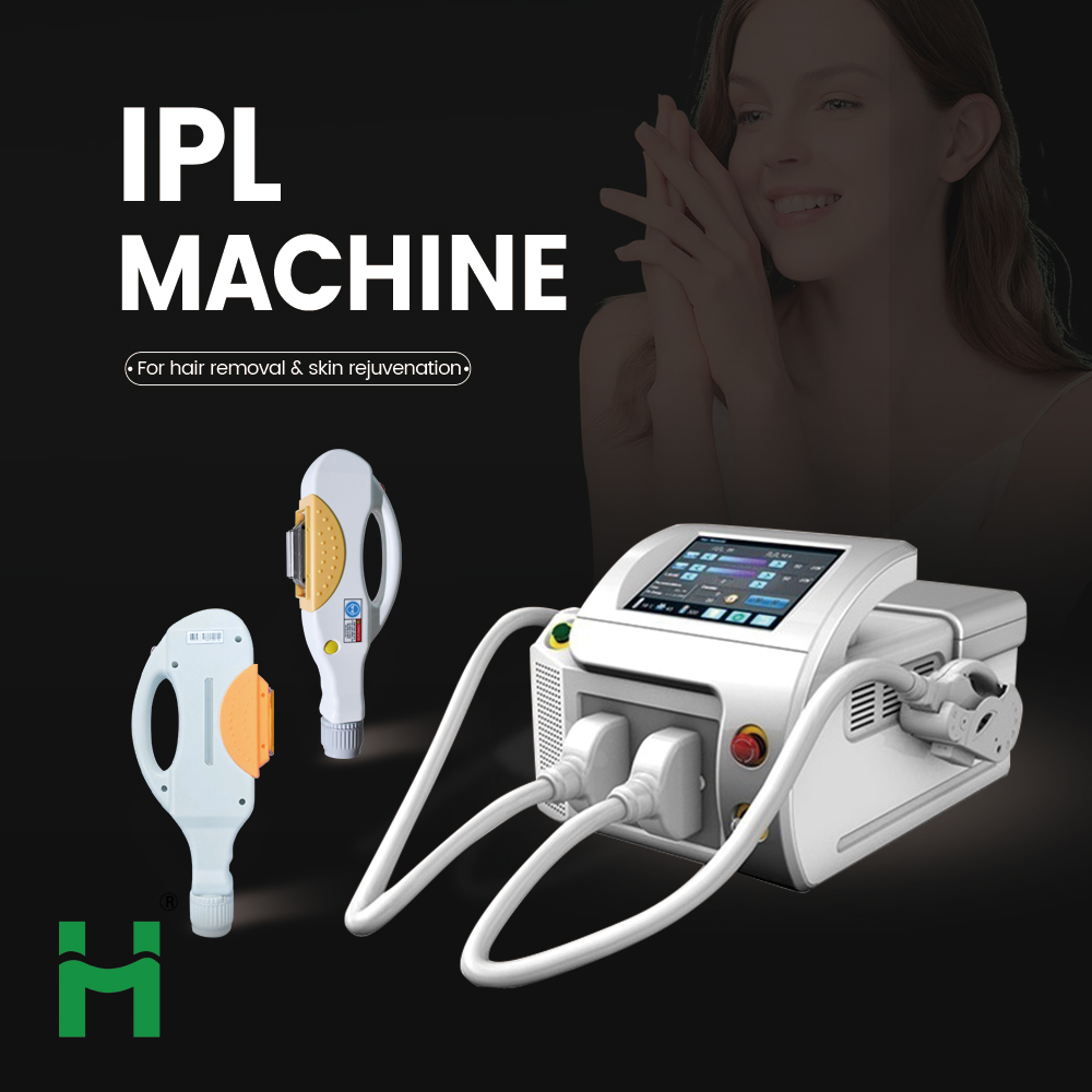 Huamei Professional Touch Screen IPL Laser Hair Removal Machine RF Hair Removal and Skin Care Skin Rejuvenation with Filters