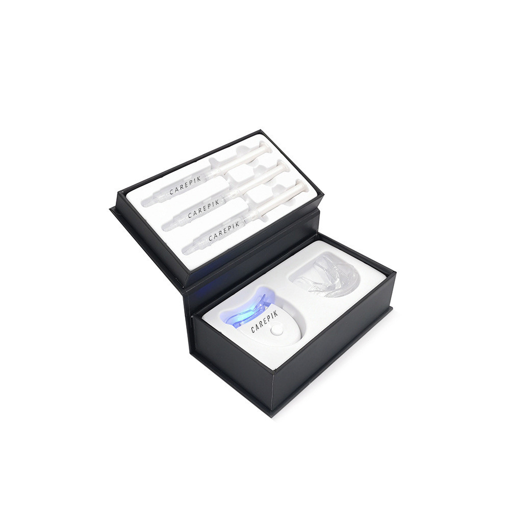 Carepik Factory Direct Price Custom 37% Pro Bleaching System White Led Light Whites Non-peroxide Whitening Teeth Whiting Kit