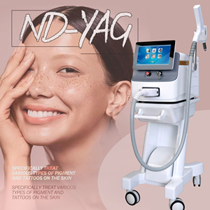 Portable 4 Wavelength Pigmentation Laser Tattoo Removal Machine Nd Yag Laser Q Switch 532 755 1064 1320nm Picosecond Laser