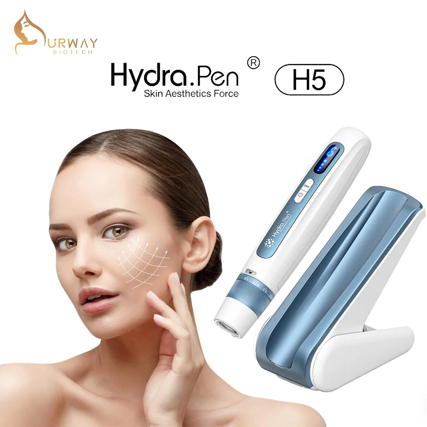 Dr Pen Hydra Pen H5 Professional Mts Microcurrent EMS Electric Microneedling