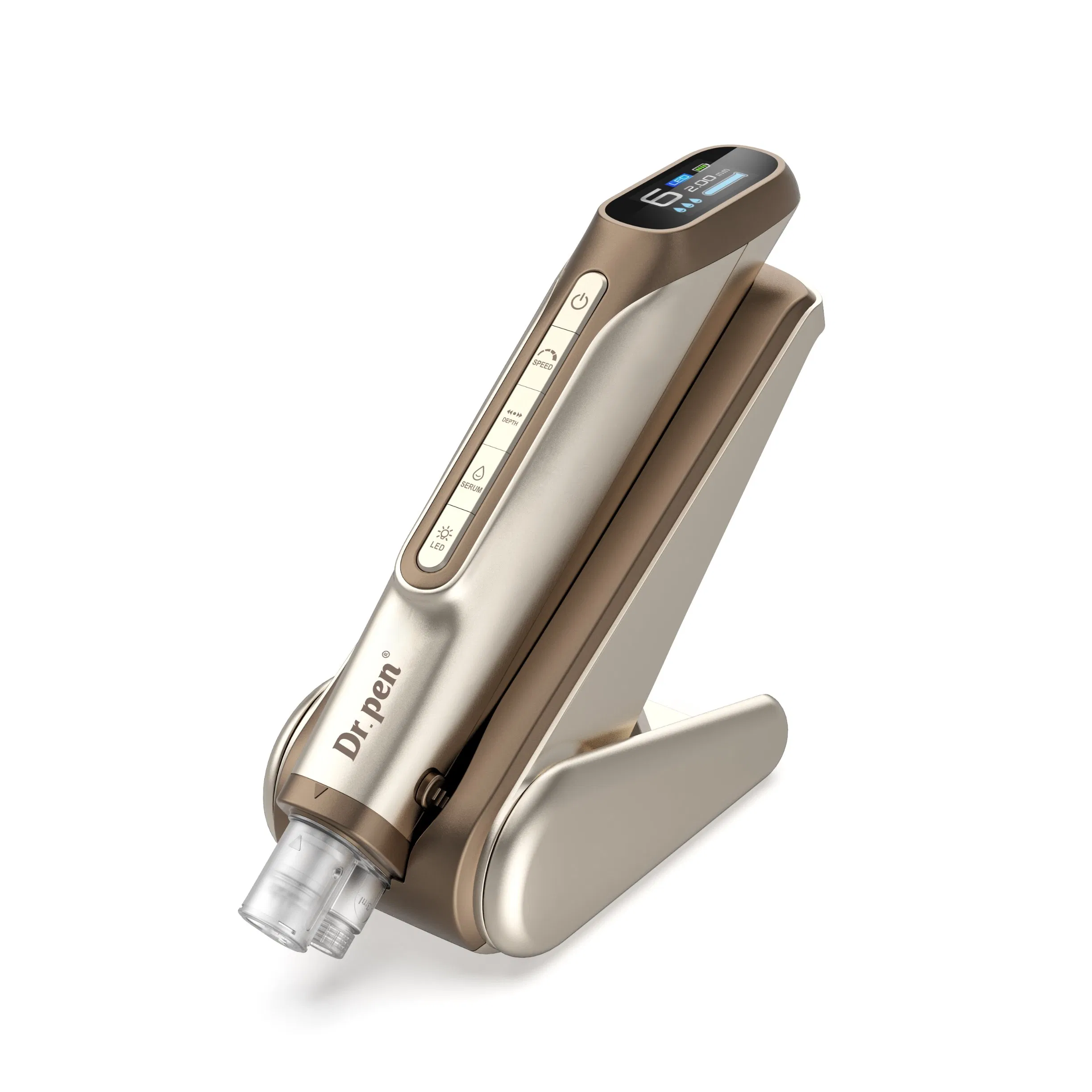 Salon Professional Dr. Pen Microneedling Pen and LED Therapy System for Face Lifting Hydra Pen 6 Speeds 0-2.0mm Adjustable for Sales