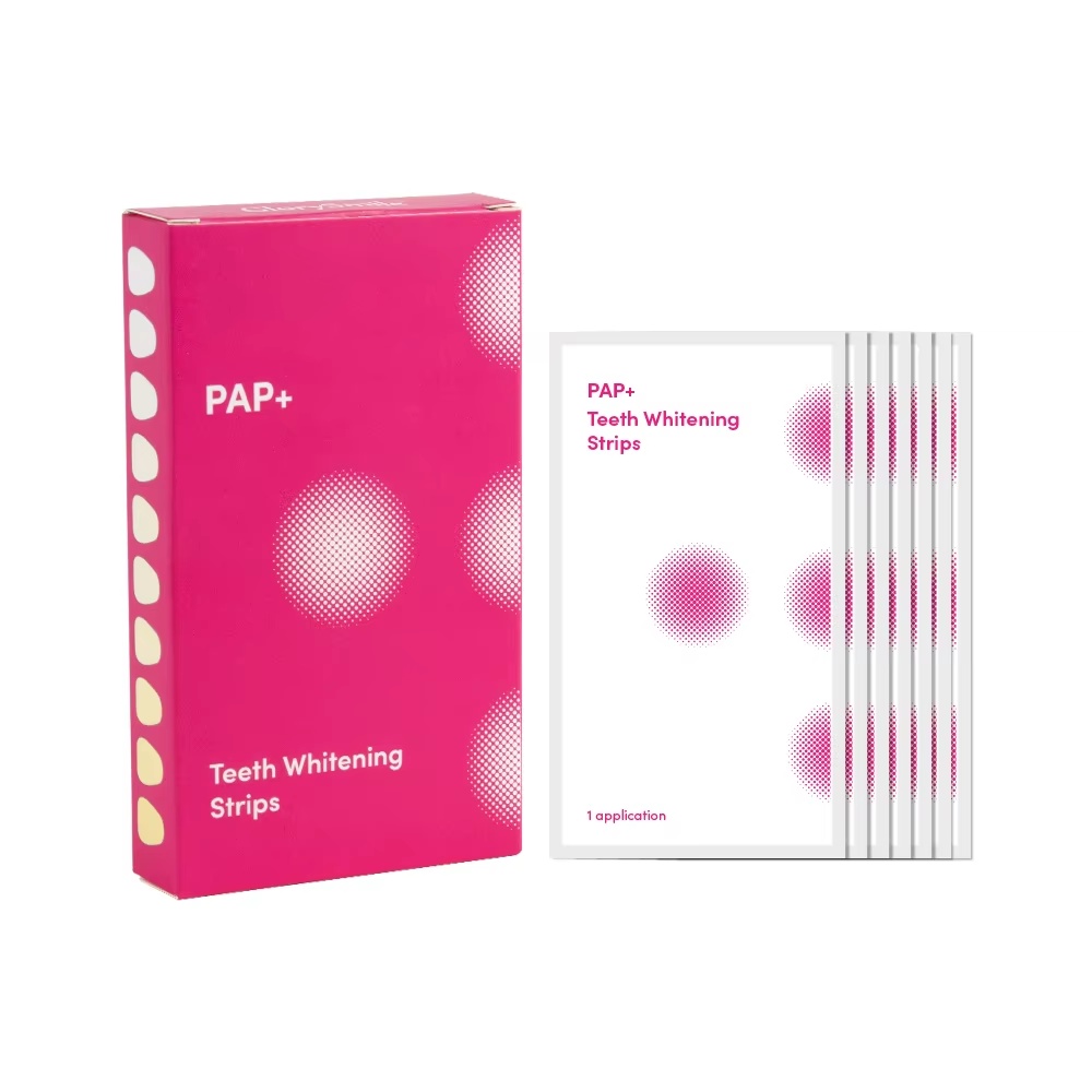 Carepik Wholesale Purple Teeth Whitening Strips PAP Enamel Safe Colour Corrector