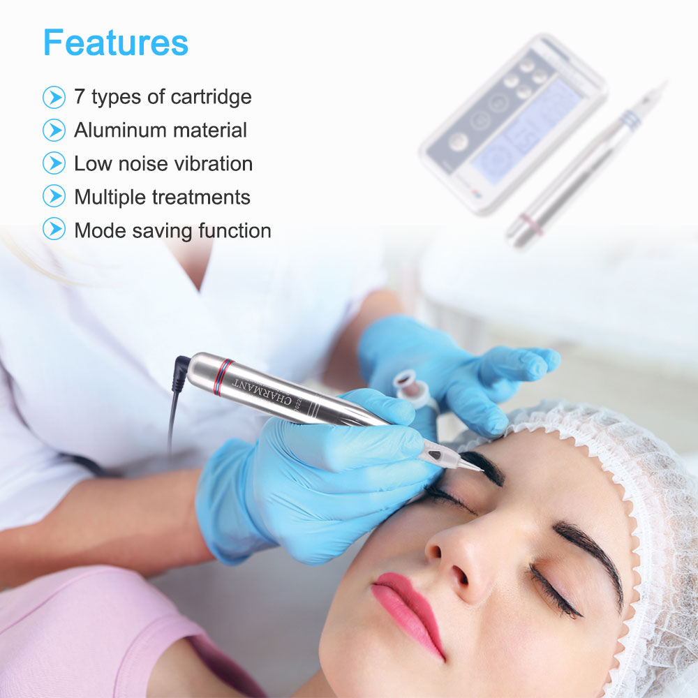 Portable Dermografo Premium Charmant Tattoo Removal Machine Pen Microblading Pum Permanent Makeup Machine for Women