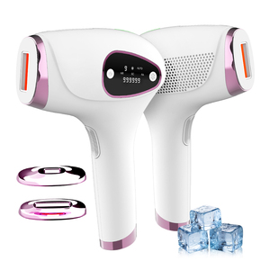 Home Use IPL Hair Removal Device With Ice Cooling 9 Energy Level Painless Laser Epilator Permanent Hair Reduction Beauty Machine