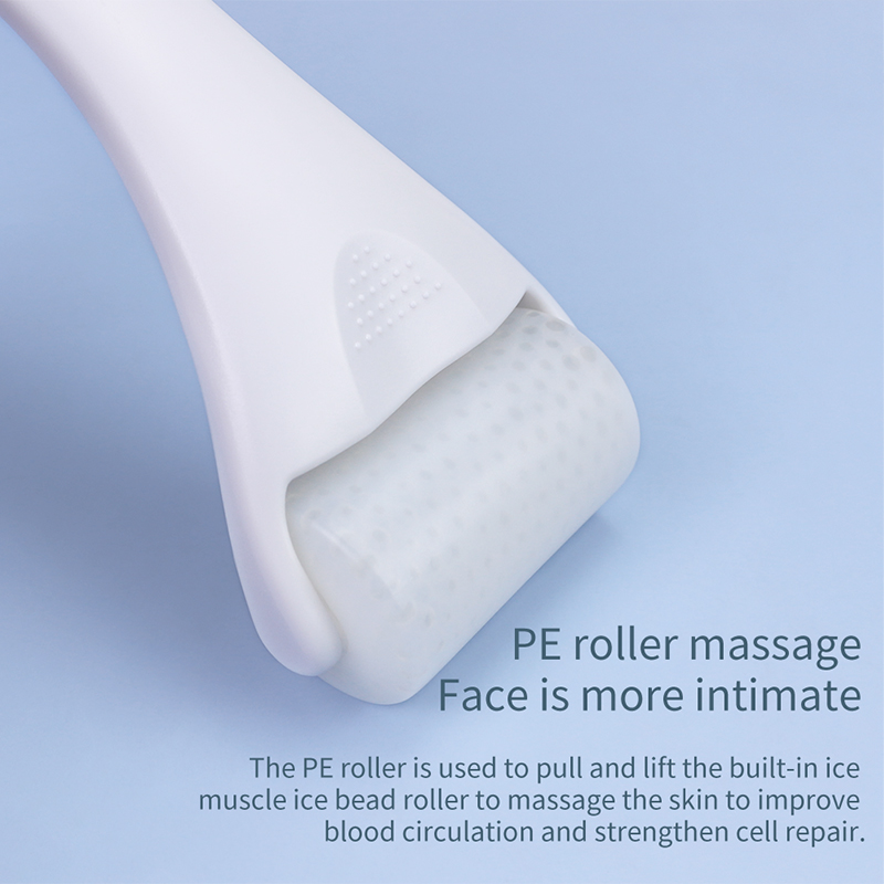 Custom Logo PE Gel Face Ice Roller for Cooling Facial Skin Care Orthotic Reduce Puffiness Headaches Irritation Relief