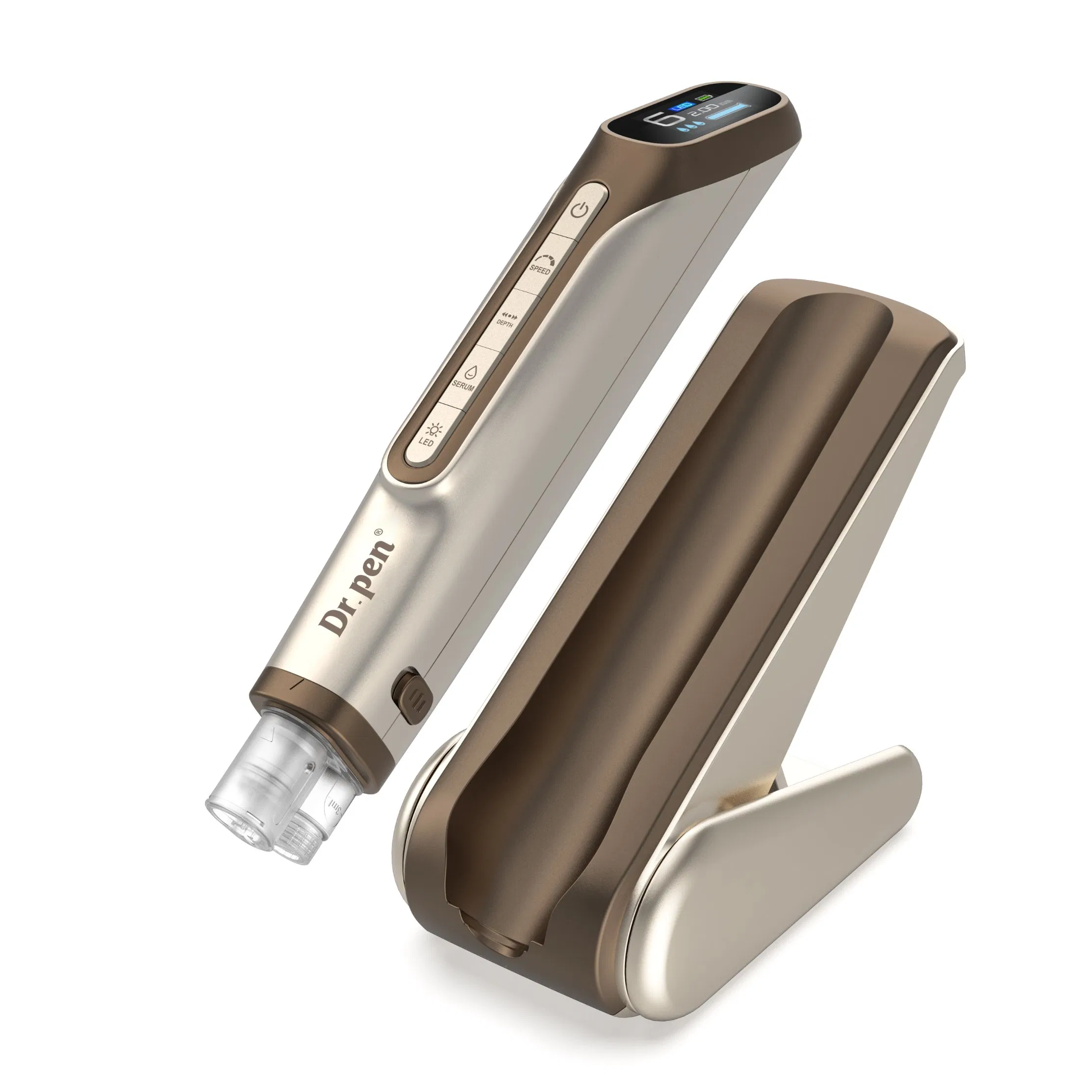 Salon Professional Dr. Pen Microneedling Pen and LED Therapy System for Face Lifting Hydra Pen 6 Speeds 0-2.0mm Adjustable for Sales