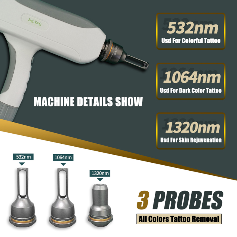 2026 Portable Mini Nd Yag Picosecond Laser Machine for Painless Tattoo Removal with Q-Switch Technology
