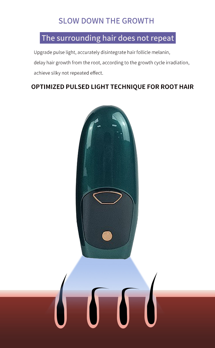 Personal Beauty Portable Skin Rejuvenation Handheld Ipl Lide Laser Hair Removal Device for Women High Performance Epilator