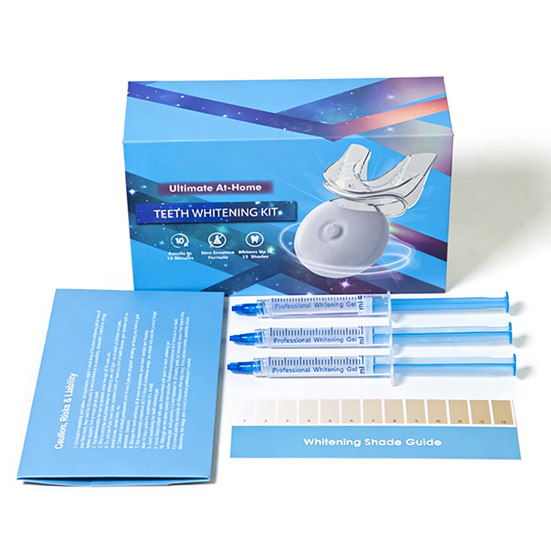 Home Use Professional Super Bright Smile Private Logo Led Light Teeth Whitening Kit Custom Branded Led Teeth Whitening Kit