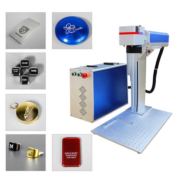 Kindlelaser Mini Laser Engraving And Cutting Machine Gold Tempered Glass Marker Stone Laser Engraving MAX JTP MOPA