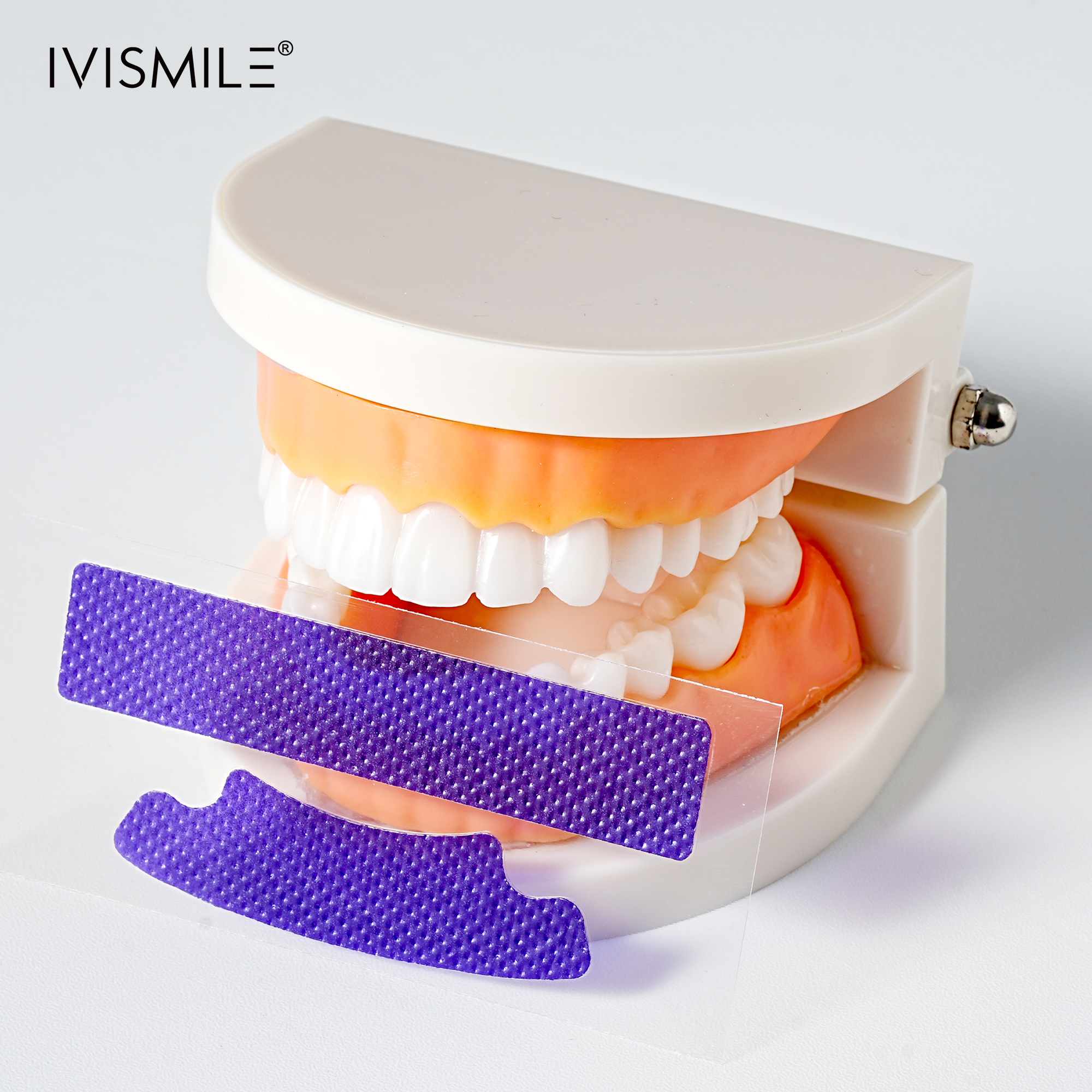 Premium Sensitive Teeth Whitening Tape Purple Color Correction Technology Wet Instant Teeth Whitening Strips Private Label