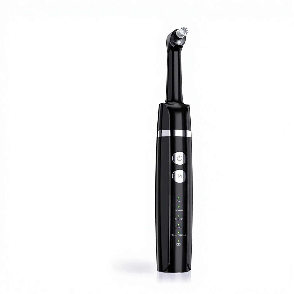 Rechargeable Tooth Whitening &amp; Polishing Kit with 5 Brush Heads LED Light Easy-Use At-Home Dental Care Wholesale Factory