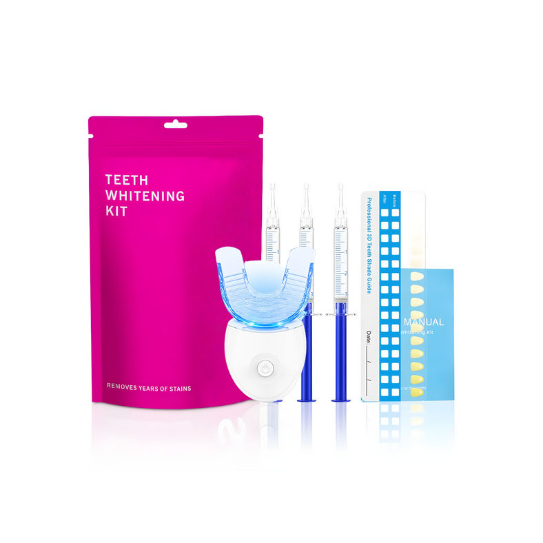 Advanced Home Laser LED Teeth Whitening Kit Strong Stain Removal Gel Bright Smile 7-Day Sensitive Teeth Safe Plastic