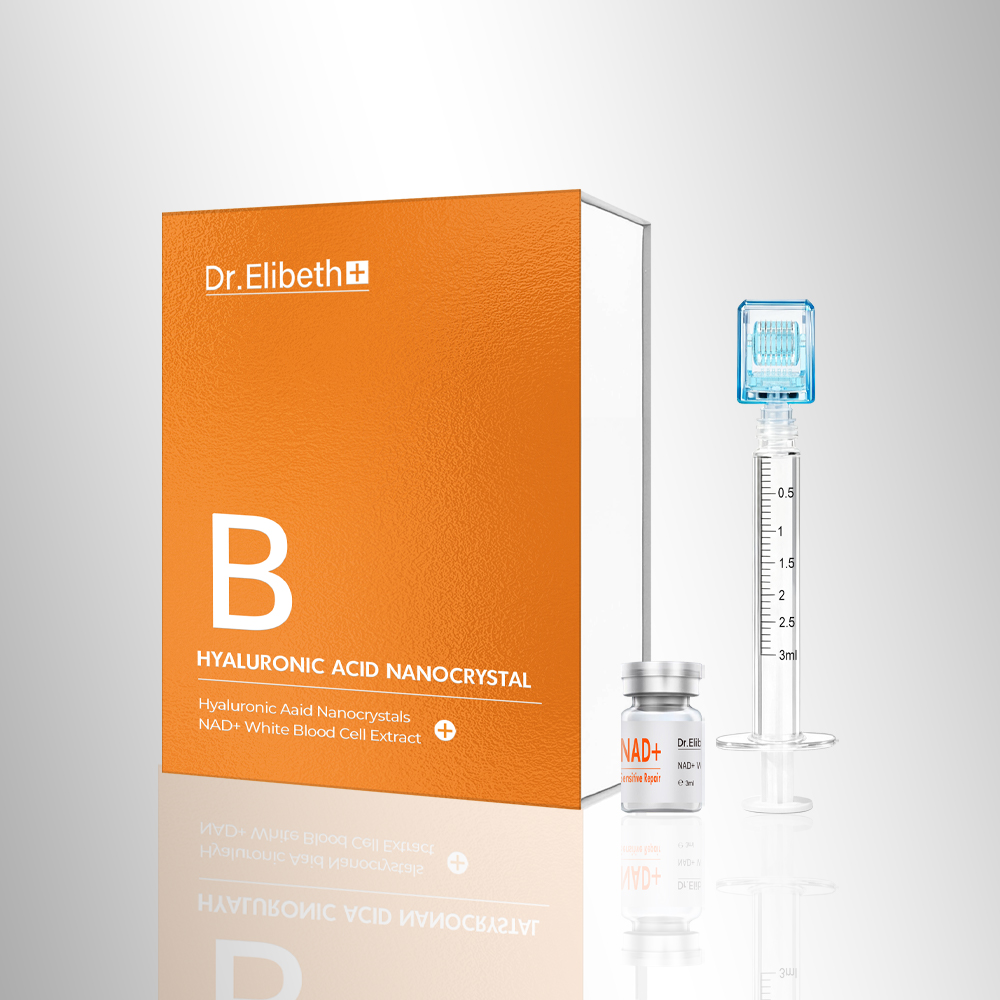 Korean Hyaluronic Acid Nano-microcrystals NAD White Blood Cell Face Skin Care Ampoule Serum For Face Skin Care Private Label