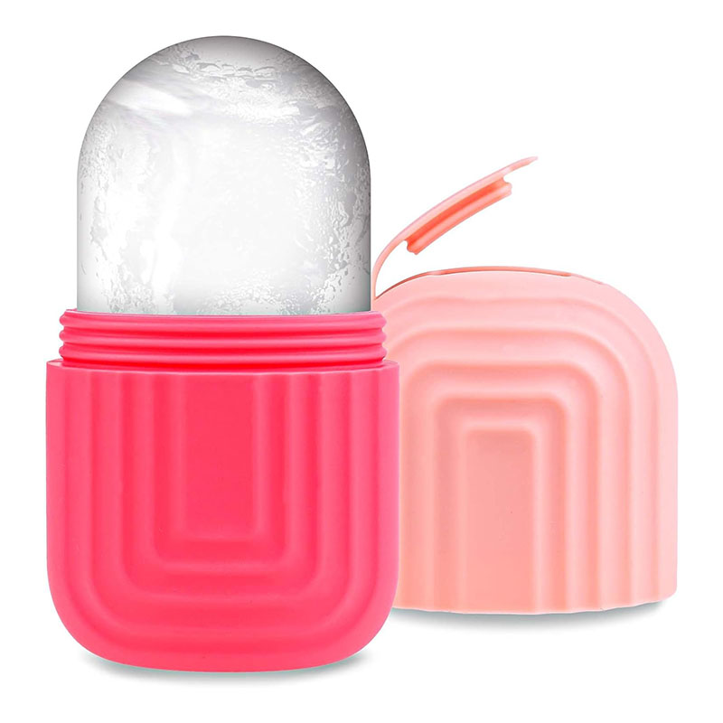 Face Skin Care Facial Ice Mold Cold Therapy Silicone Cooling Facial Massage Ice Roller for Eye Face Body