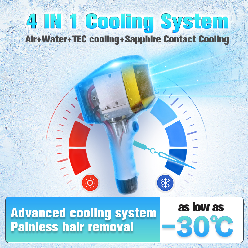 Top Configuration 2 in 1 TEC 4 WAVE Nd YagS Laser Diode Hair Removal Laser Machine Remove Tattoo