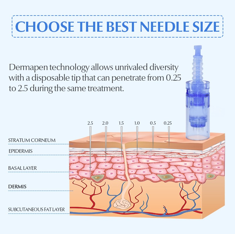 New Skin Care Professional Microneedle Pen Microneedling A6 for Beauty Equipment Hydra Skin Pen Adjustable Needle Derma Pen System