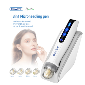 BOWKET Electric Beauty Device Bio Pen Q2 Wrinkle Remover Micro Current Micro Needling Derma Roller Pen Salon Use
