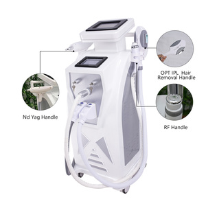 4 in 1 Ipl Rf/ Nd Yag Laser Tattoo Removal OPT Laser Hair Removal Device Diode Laser Hair Removal Machine