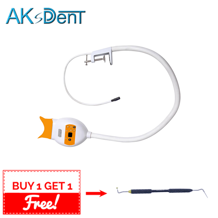 Dental Teeth Whitening Machine LED Kit Light AKsDenT DWAA Model Blue Light 1 Year Warranty CE Certified 54W