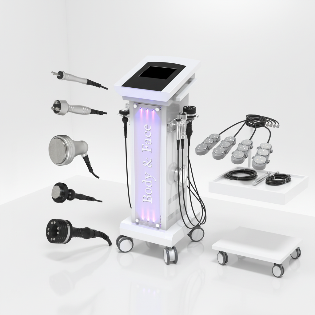 Promotion Vertical 6 in 1 Body-slim Skin Tightening Bio Brush Face Lift 80k Cavit Machine 30 k
