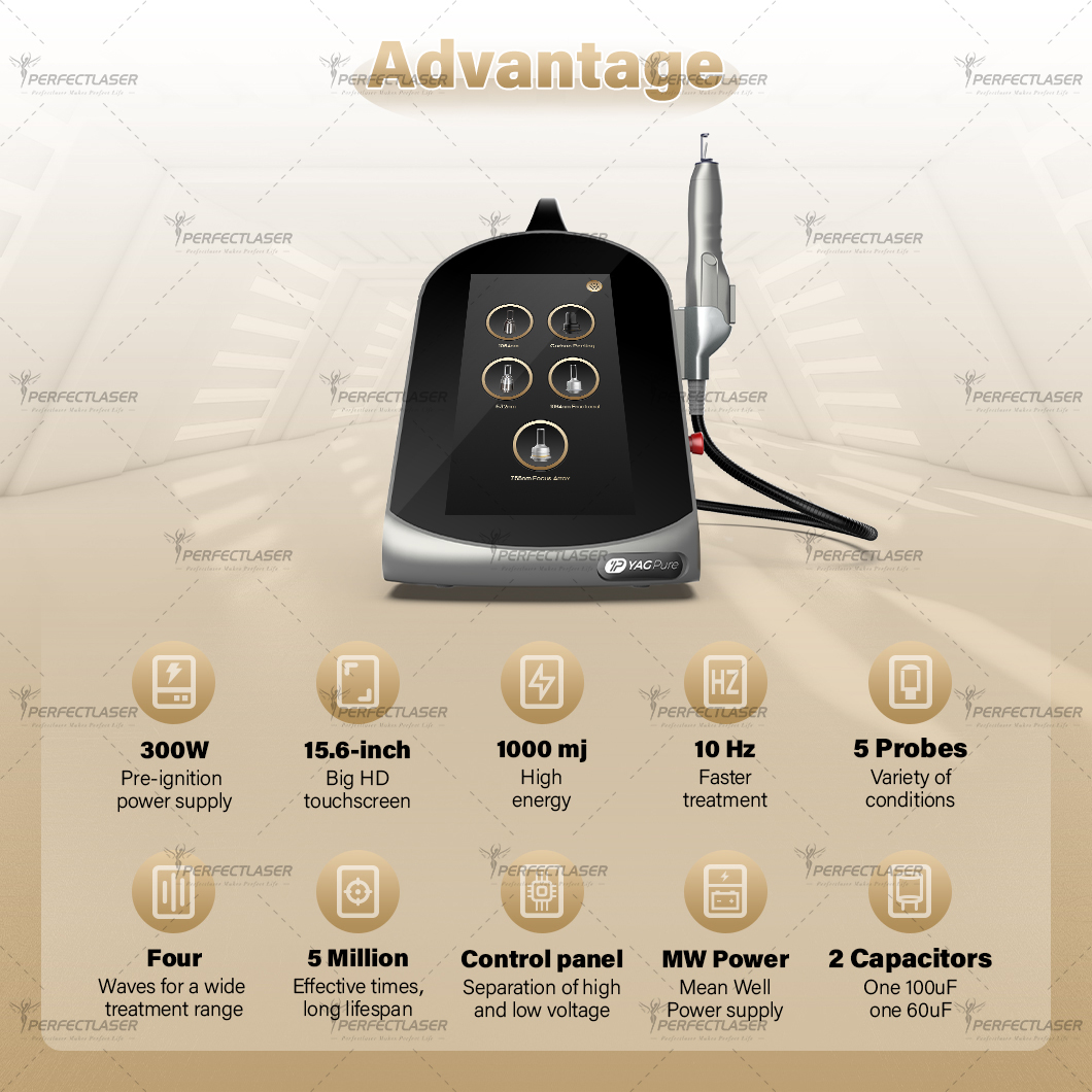 Best Nd Yag Laser Machine Portable Removal Tattoo Pigment Removal Nd Yag Laser Machine Price