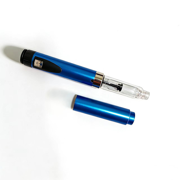 Metal Reusable V2 0-60IU Injection Pen With Pen Case Adjustable 3ml Cartridge Injector Pen Different Colors