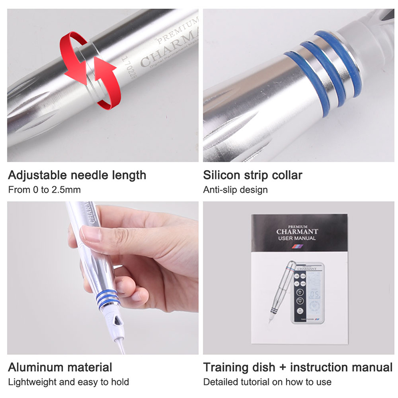 Portable Dermografo Premium Charmant Tattoo Removal Machine Pen Microblading Pum Permanent Makeup Machine for Women