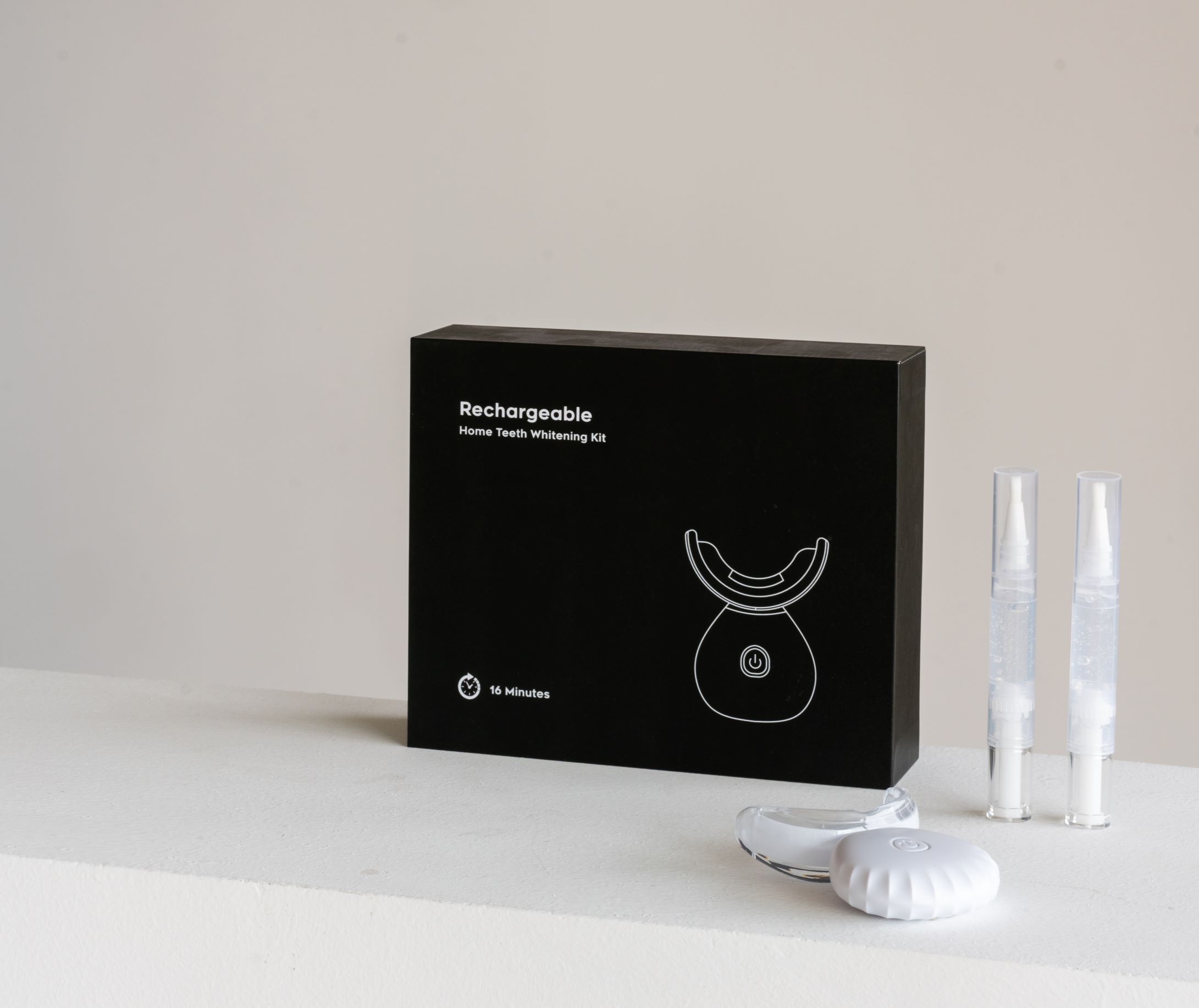Custom Packaging White Teeth Whitening Kit Private Logo Mini Led Light Teeth Whitening Kit