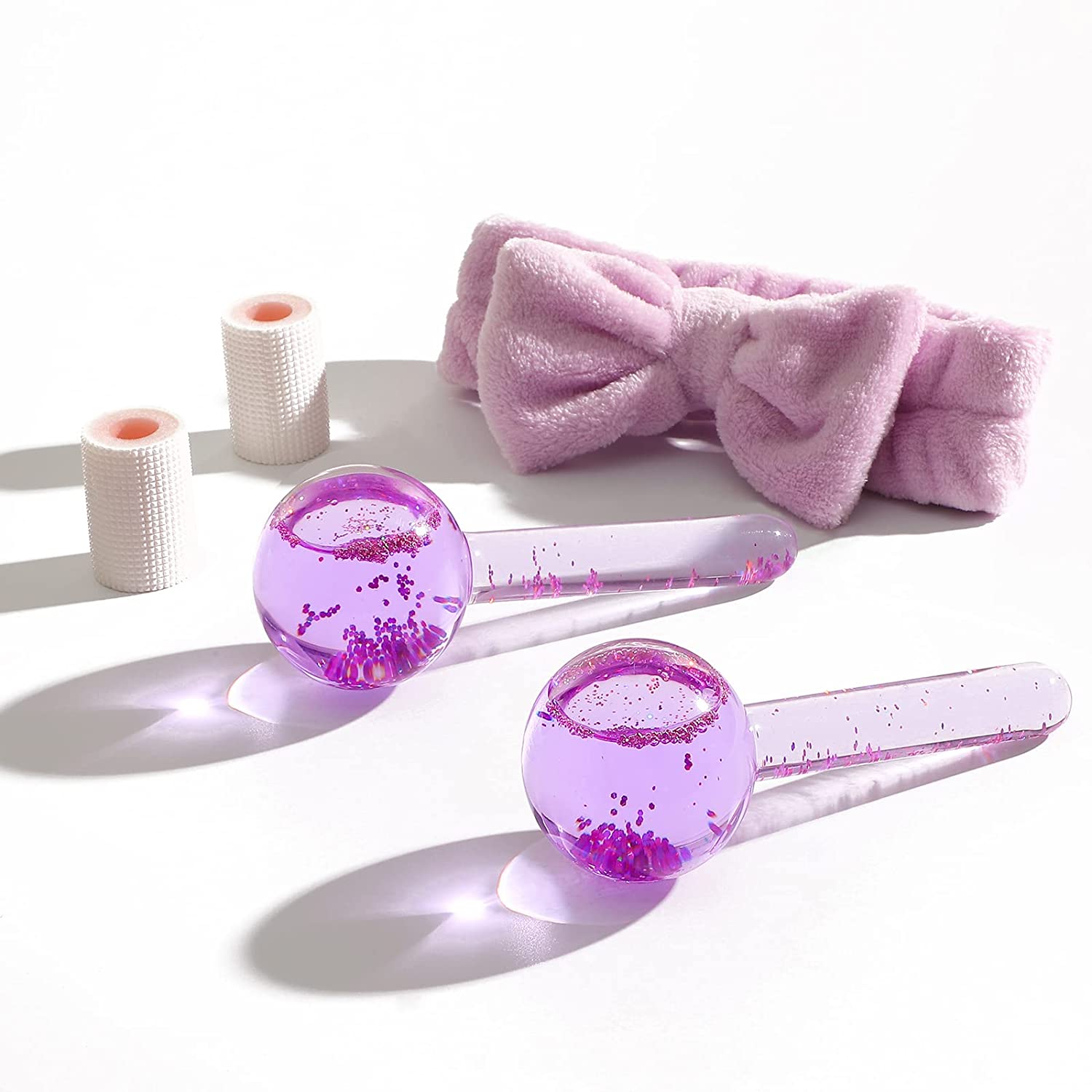 Beauty Ice Globes Face Massage Facial Ice Globes Roller for Face and Eyes