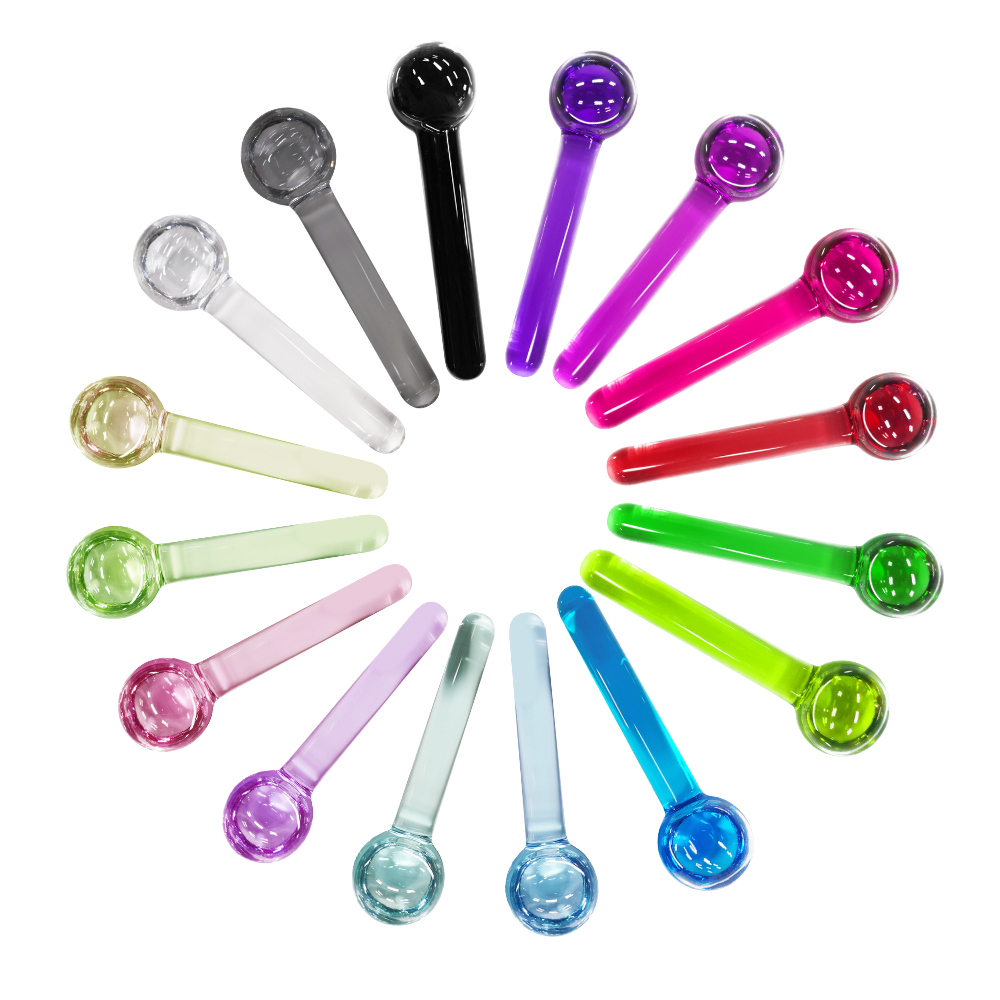 Glass Ice Roller Facial Massager with Cold Massage Balls for Face Body &amp; Eye Care-Wrinkle Remover &amp; Firming Custom Logo Printed