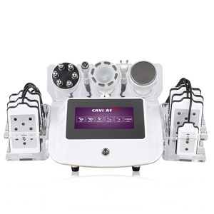 Professional Portable 6D RF EMS Pads 6 1 Cavitation Slimming Machine Maquina Aesthetic Lipolaser for Beauty Salon Equipment