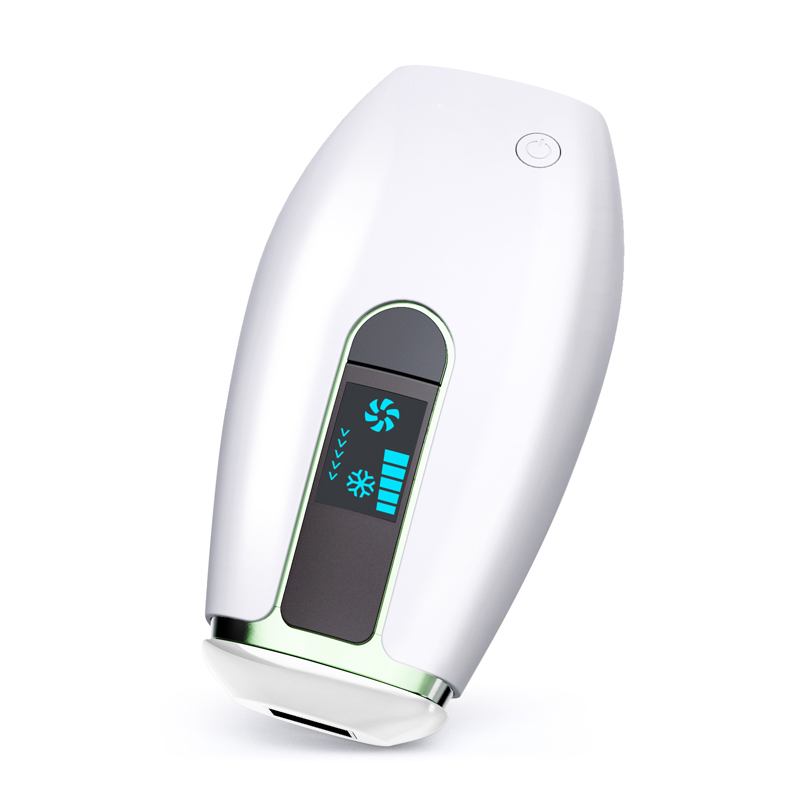 IPL Hair Removal Device with Sapphire Ice Cooling Magnetic Small Head for Face and Body Painless Hair Removal Household English