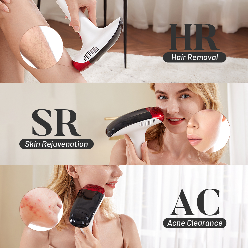 Most Popular High Power Laser Ipl Device at Home / IPL Laser Epilator Hair Removal Handset Women Skin Facial Beauty Machine