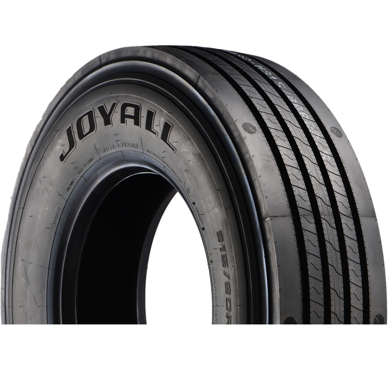 Premium Fuel-Efficient 12R22.5 Tires by JOYALL for Trucks