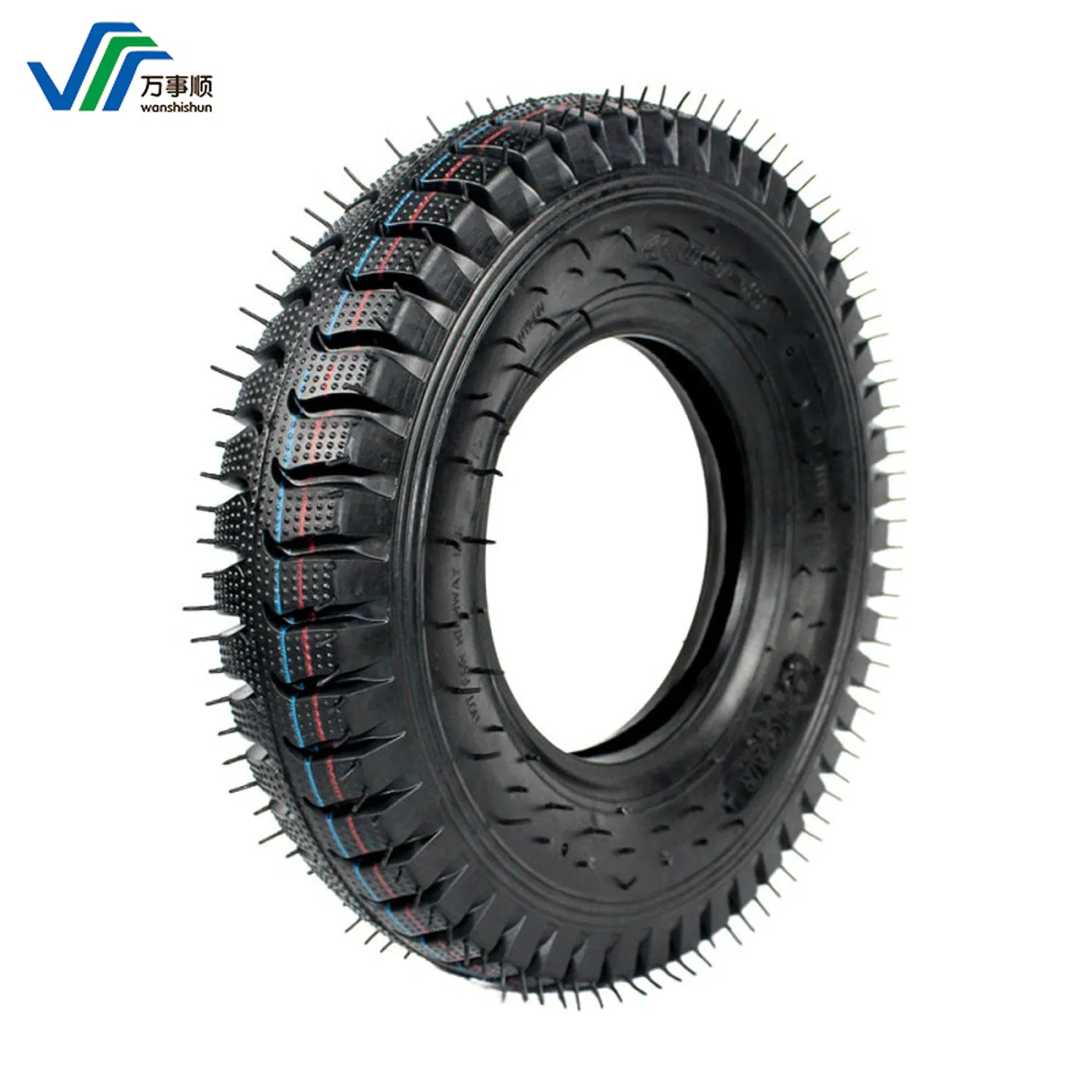 Engineering Electric Vehicle Front Wheel 4.50-12 Pneumatic Tire Rubber Outer Tire of Mine Agricultural Tricycle