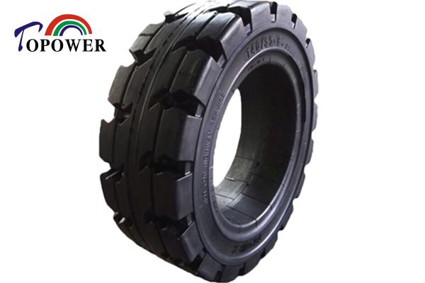 140/55-9 Electric Forklift New Pattern Solid Tire High Mileage Rubber Wheel Tyre