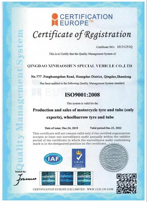 Certification Certificate