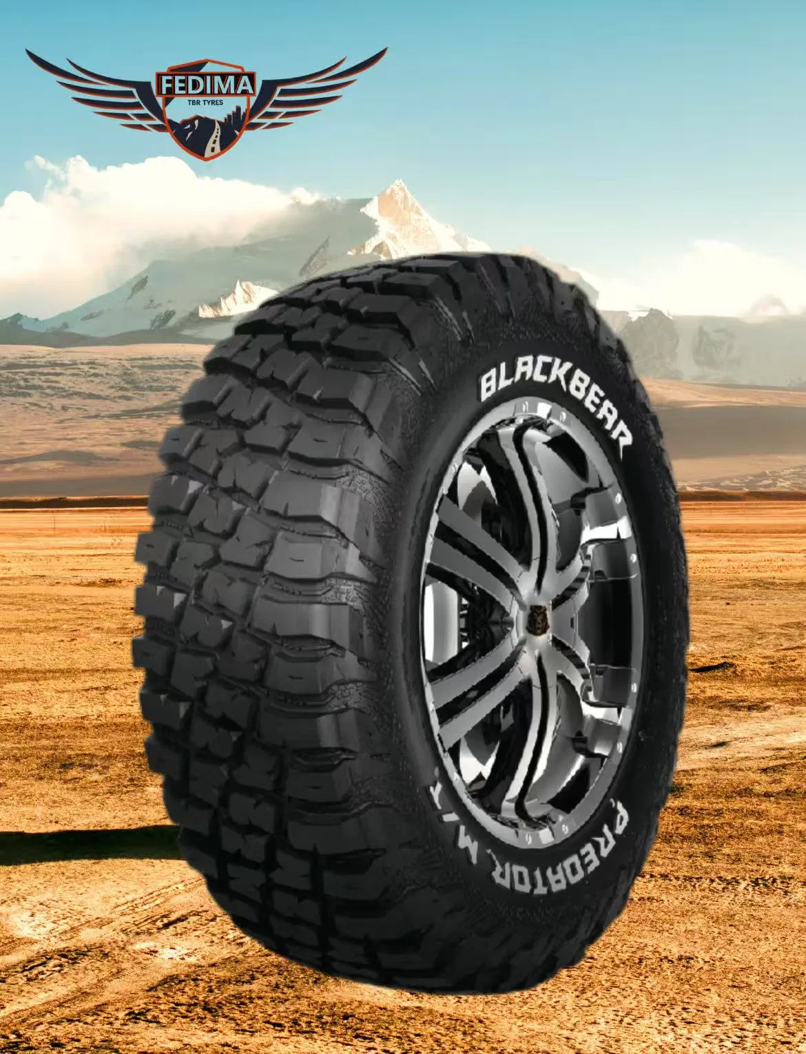 Black Bear off-Road Tires: Mud &amp; All-Terrain Ht at Rt Mt Tires255/55r19