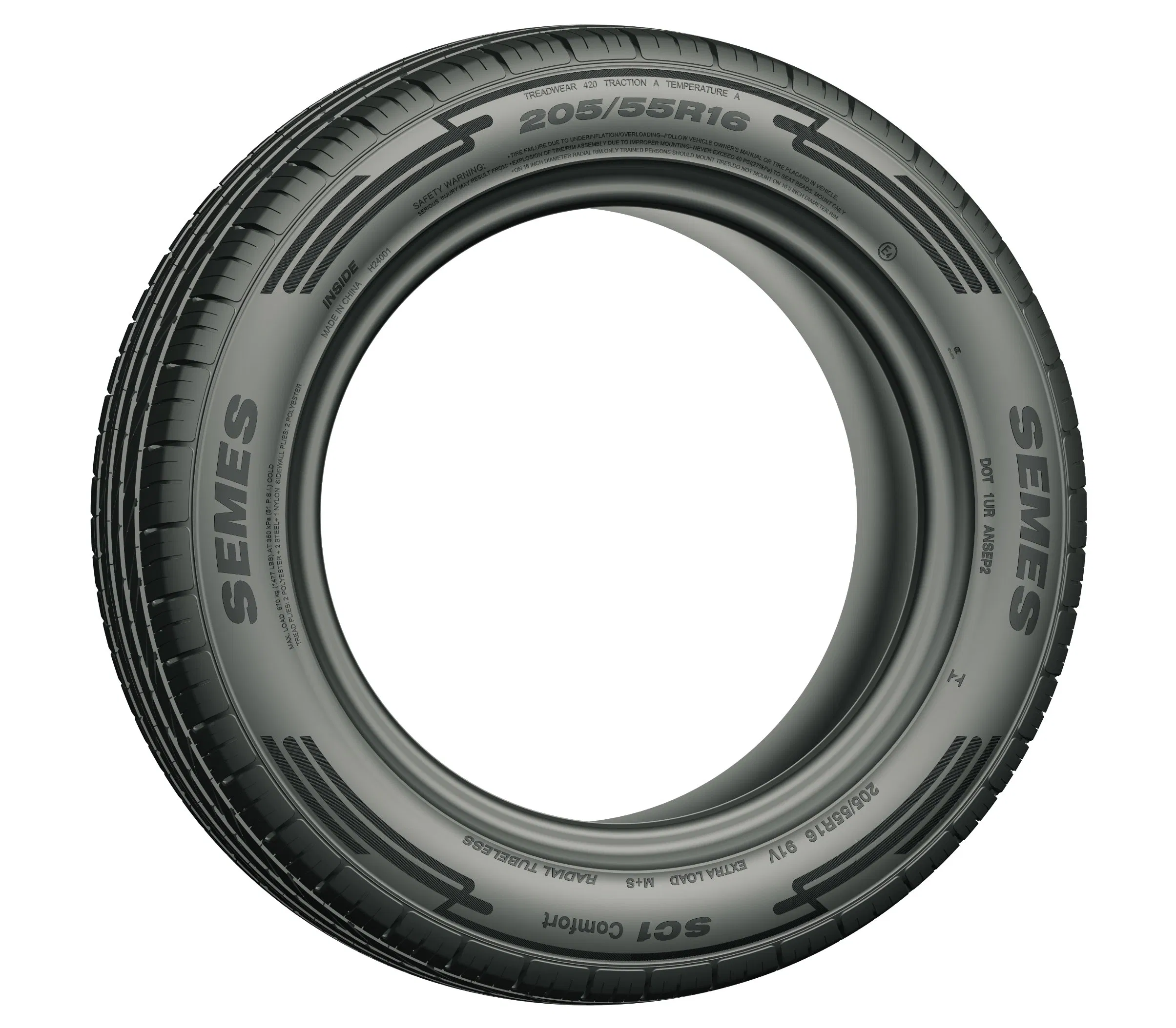Direct Factory Customized Size 205/55r16 Sc1 All Season Summer Winter High Performance Passenger Car Tire PCR Taxi Tire SUV Tyre for Sale