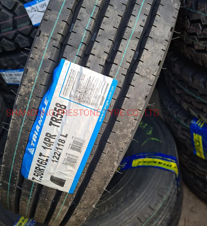 Bus Tyre, 7.0r16, 7.5r16, Comfortable and Fuel-Efficient Tyre, Triangle TBR Tyres
