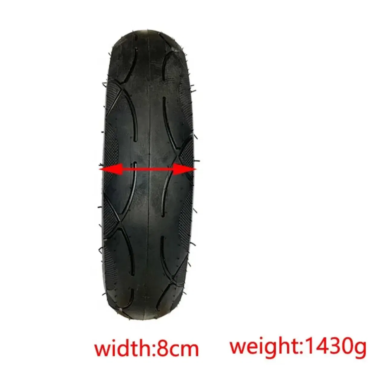 Anti-Slip and Wear-Resistant Electric Vehicle Tires 300-8 Tubeless Tires